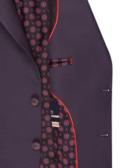 Purple Tailored Smart Fit Coat CC2522-42