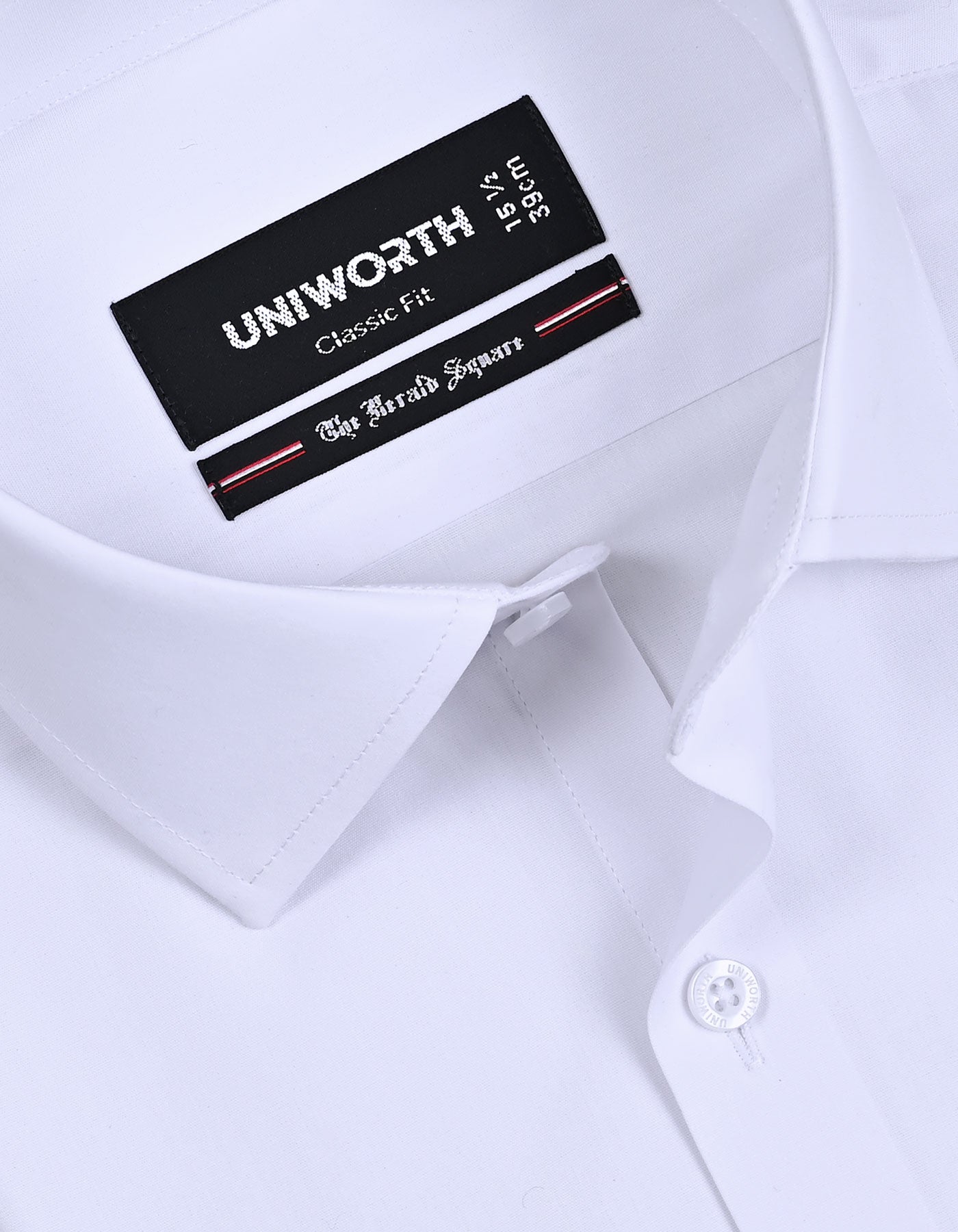 Plain White Classic Fit Shirt FS1318-17RF-15
