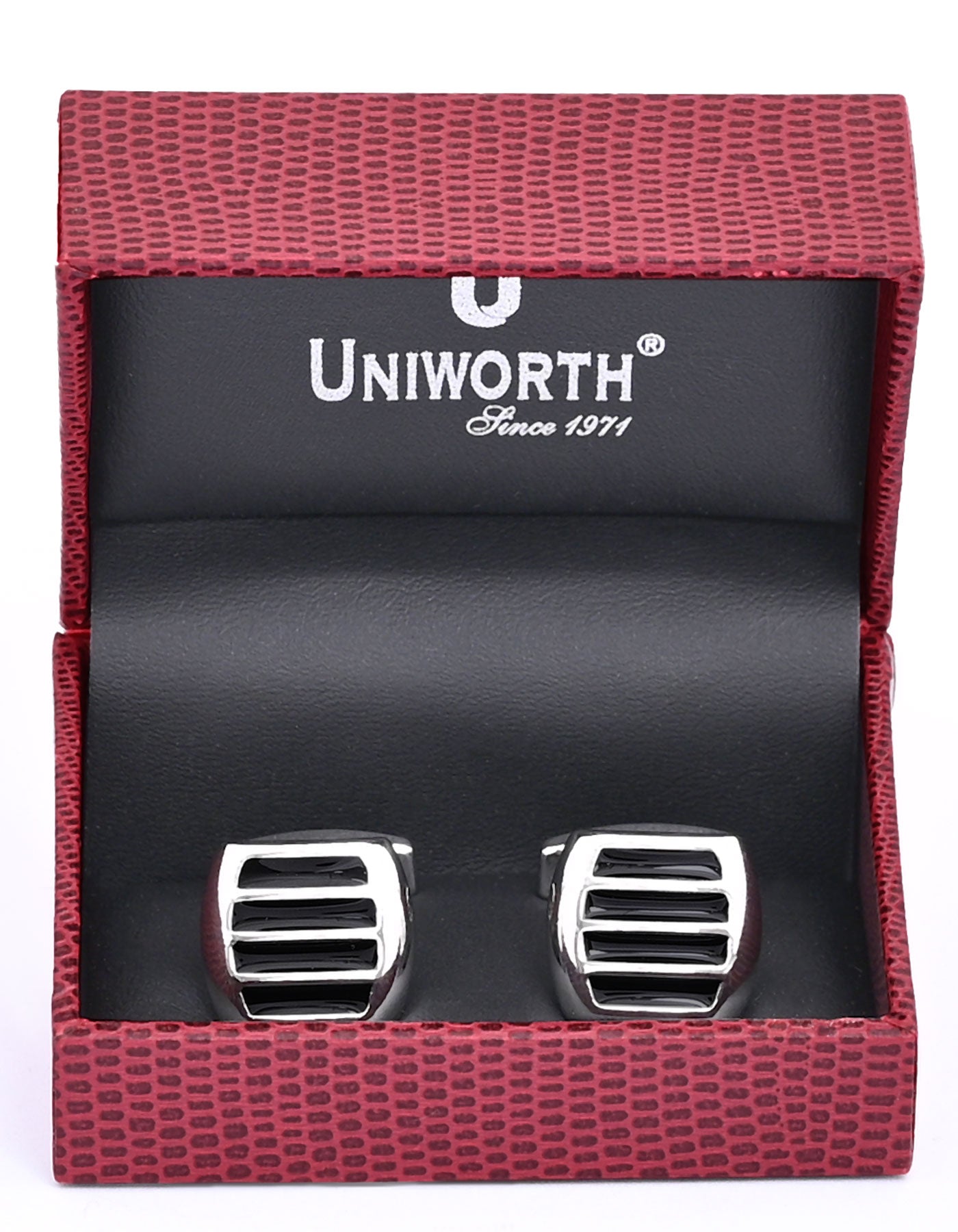 Black Circle Cufflink