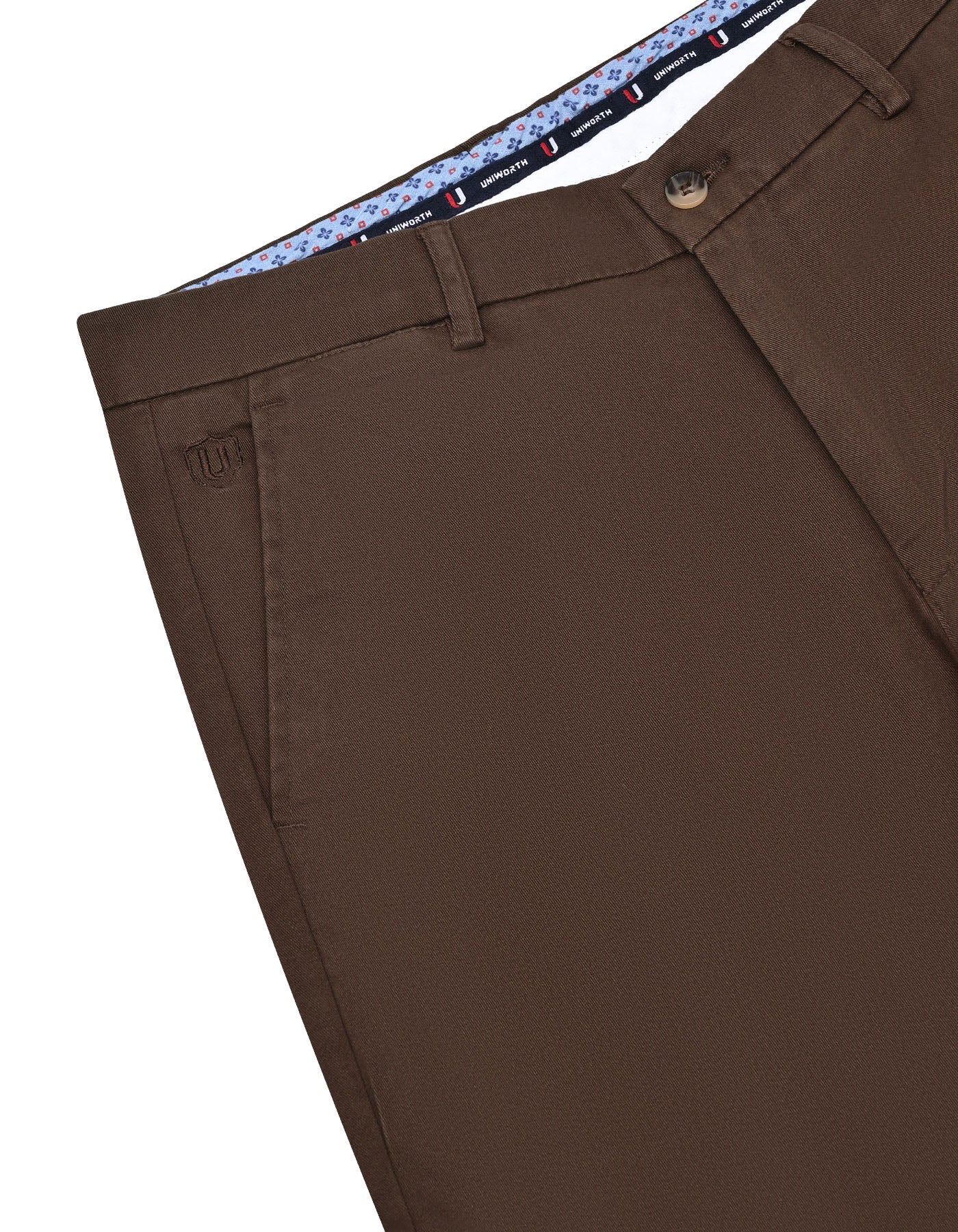 Chocolate Smart Fit Cotton Trouser FTC2530S-36