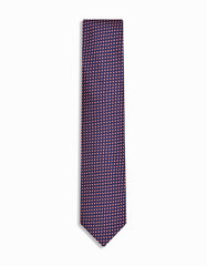 Orange Geometric Tie