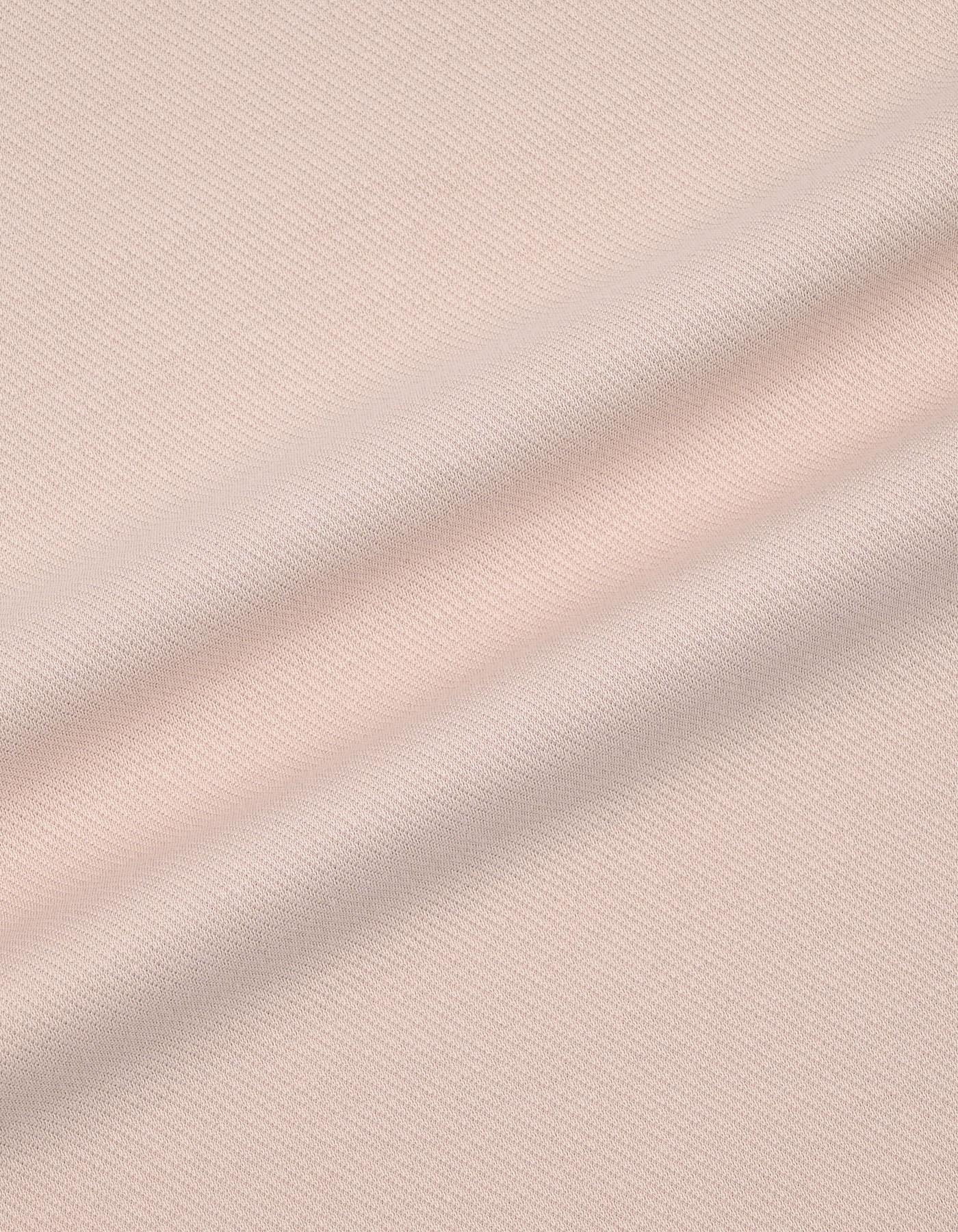Off White Textured Long Sleeve Crew Neck T-Shirt