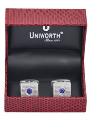 Blue Square Cufflink