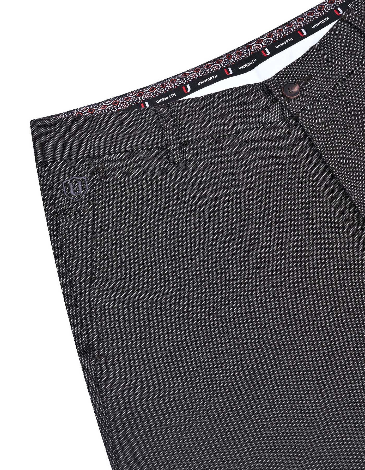 Chocolate Smart Fit Cotton Trouser FTC2552S-36