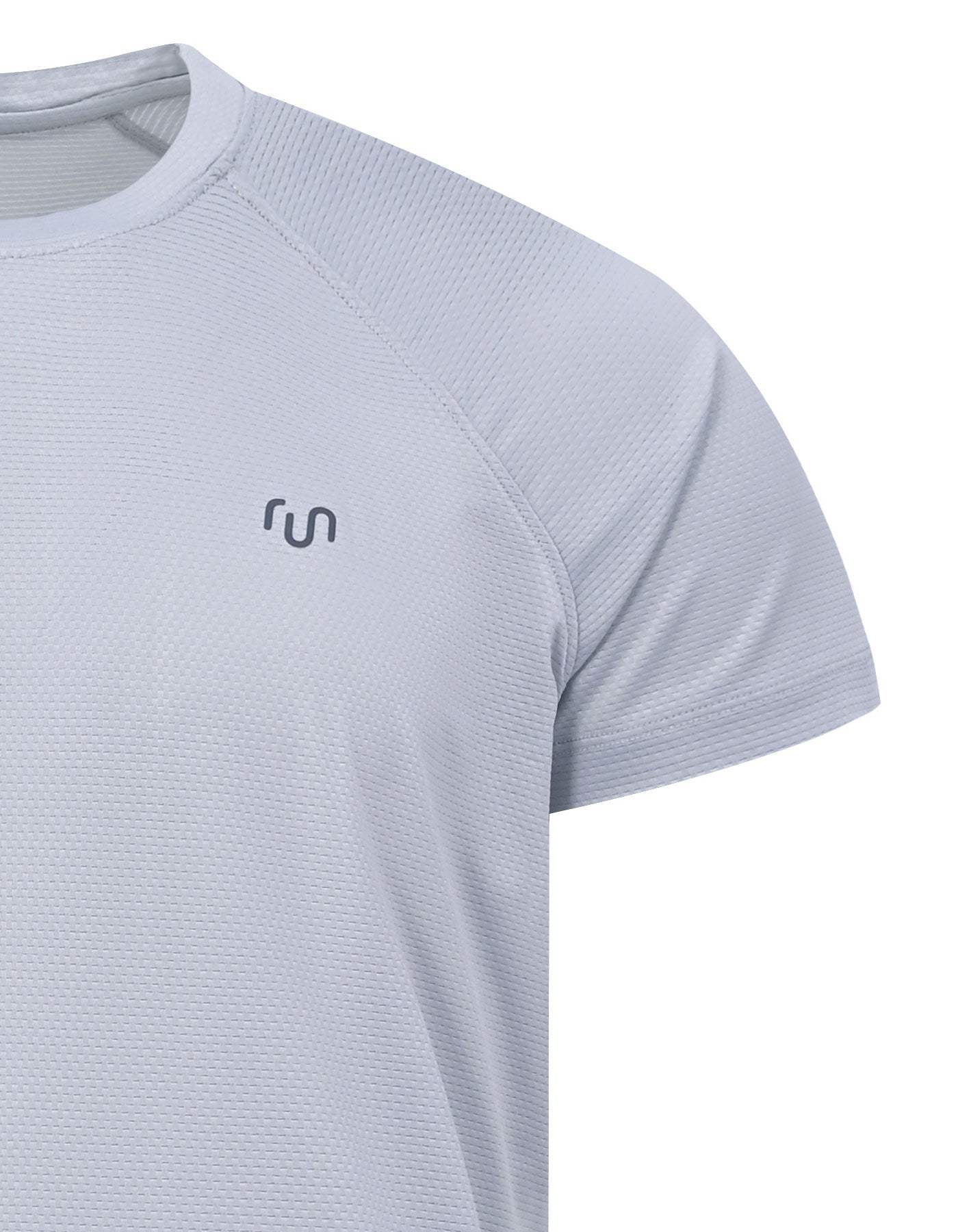 Grey Half Sleeves Gym Tee FGT2603-2-M