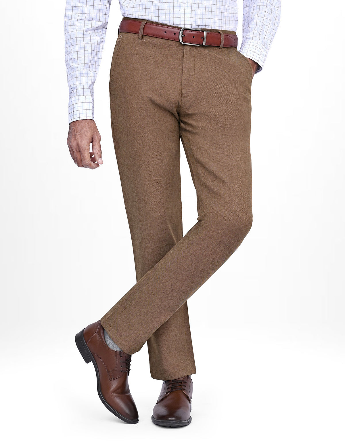 Camel Smart Fit Cotton Trouser FTC2551S-32