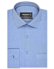 Self Blue Classic Fit Shirt FS20444RF-14.5