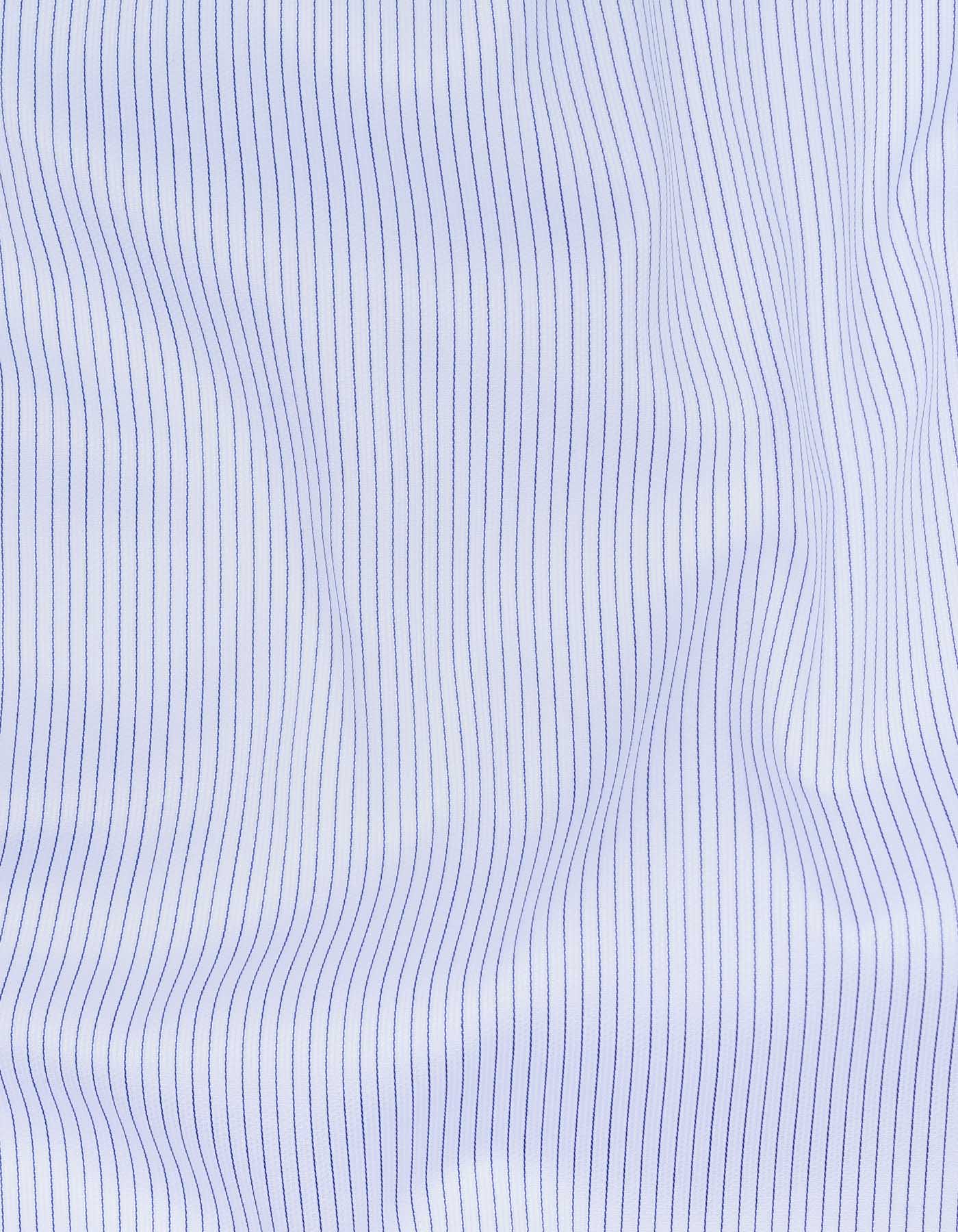 Stripe Navy Classic Fit Shirt FS2904-1RF-16