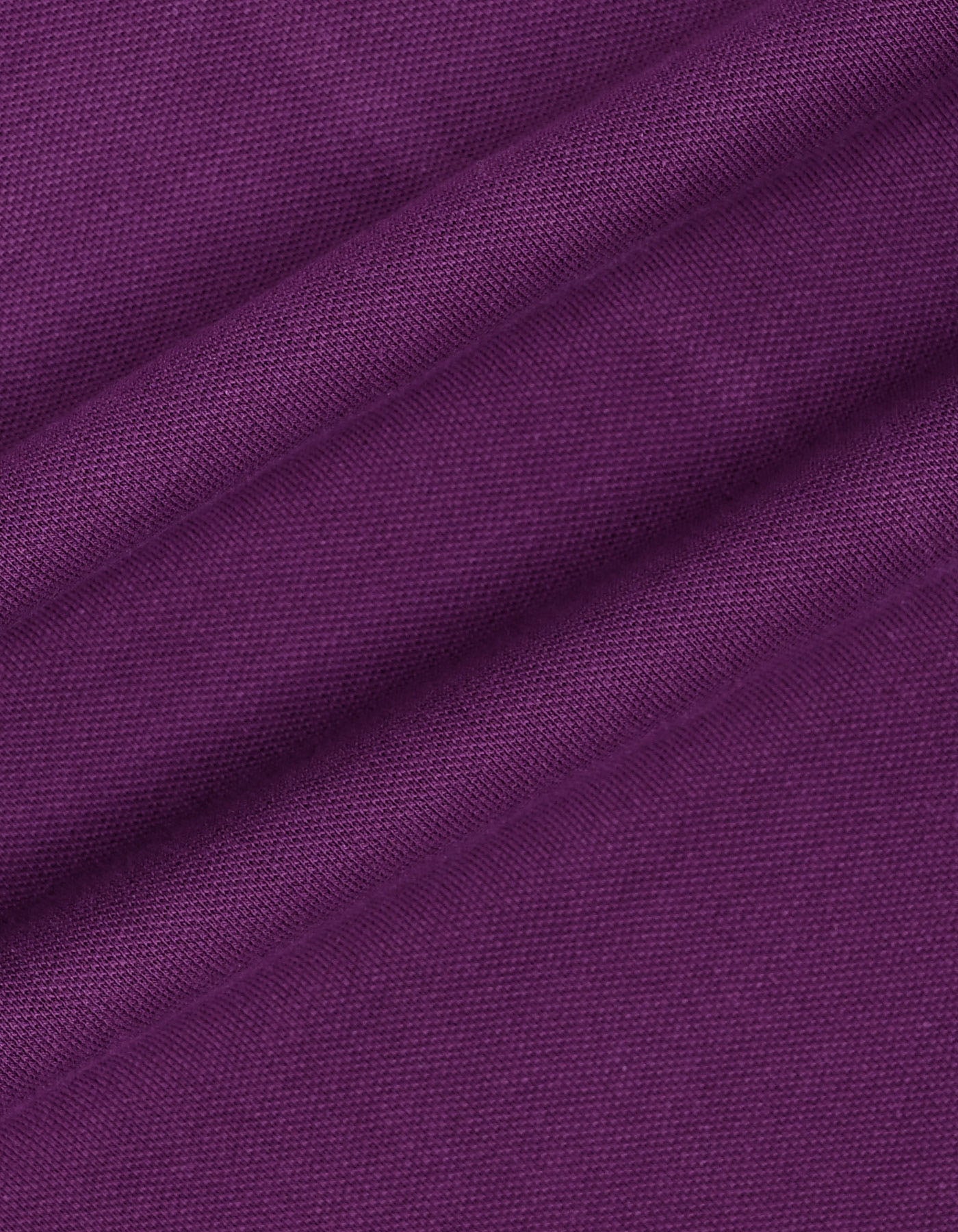 Plum Color Block Polo Shirt