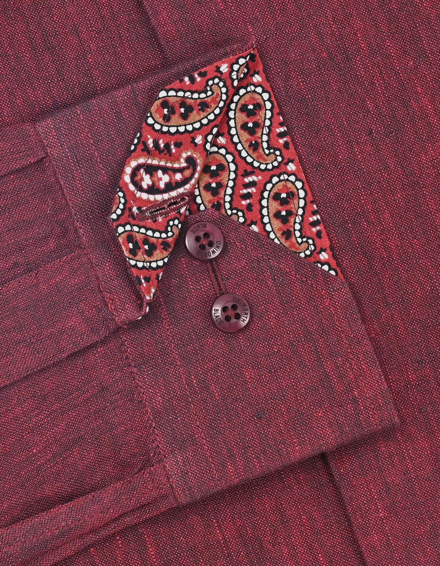 Plain Maroon Classic Fit Shirt FS2423-2RF-15.5
