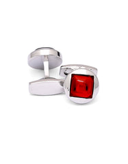 Red Circle Cufflink
