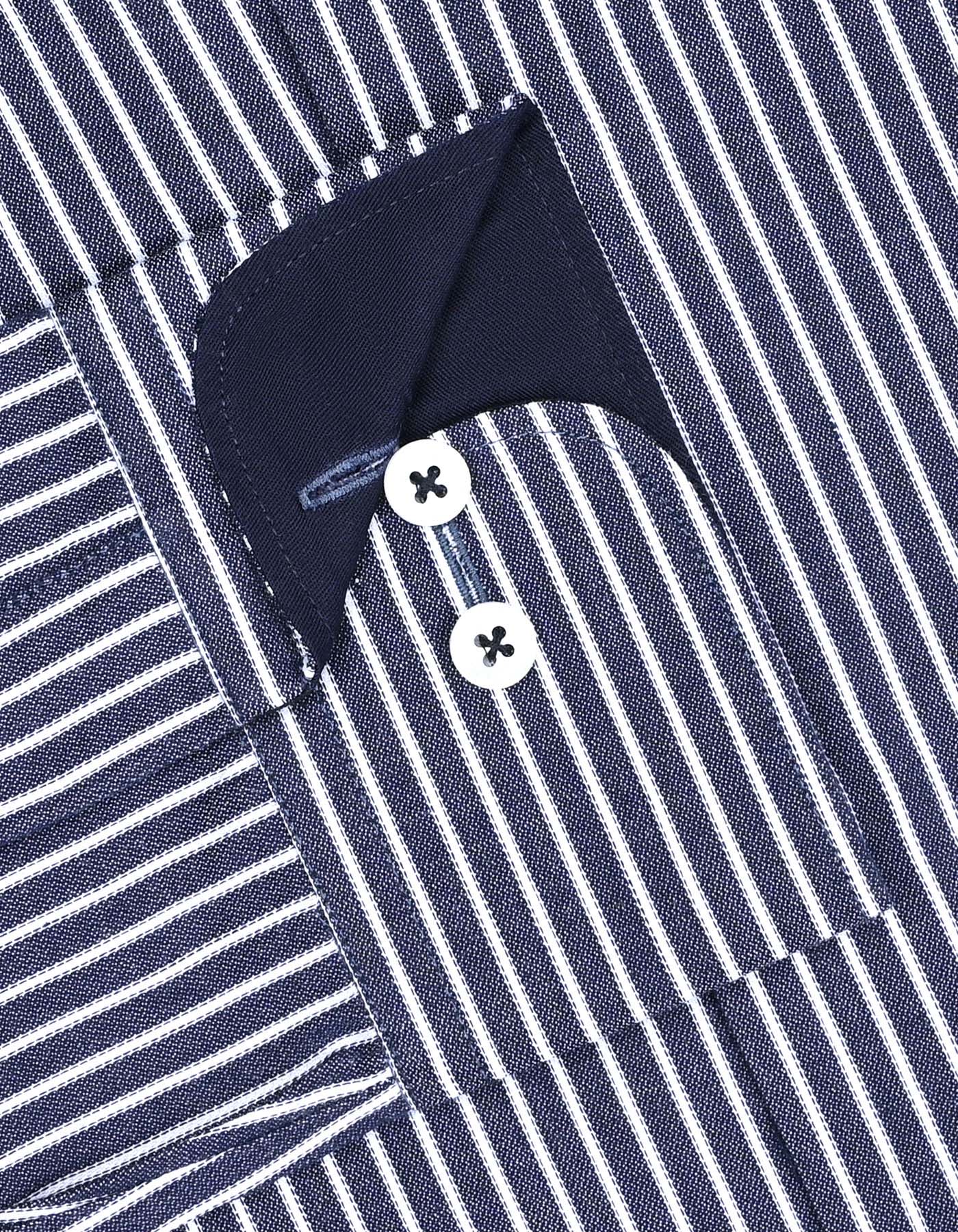 Stripe Navy Classic Fit Shirt FS2823RF-16