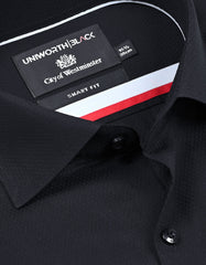 Self Black Smart Fit Shirt FS20436SF-15