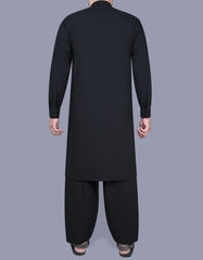 Black Plain Kameez Shalwar KS2516-1S-L