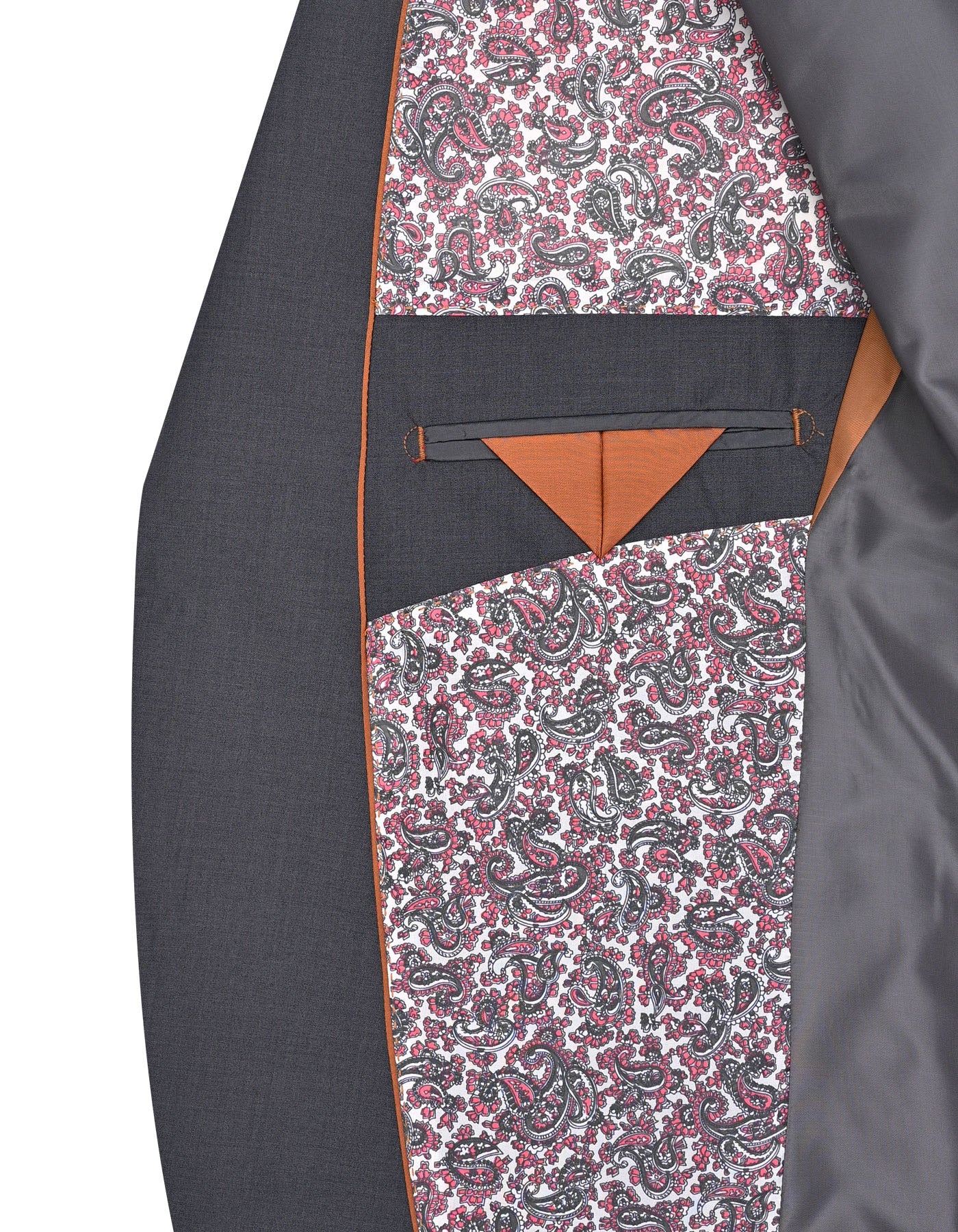 Charcoal Plain Suit ST2732C-44