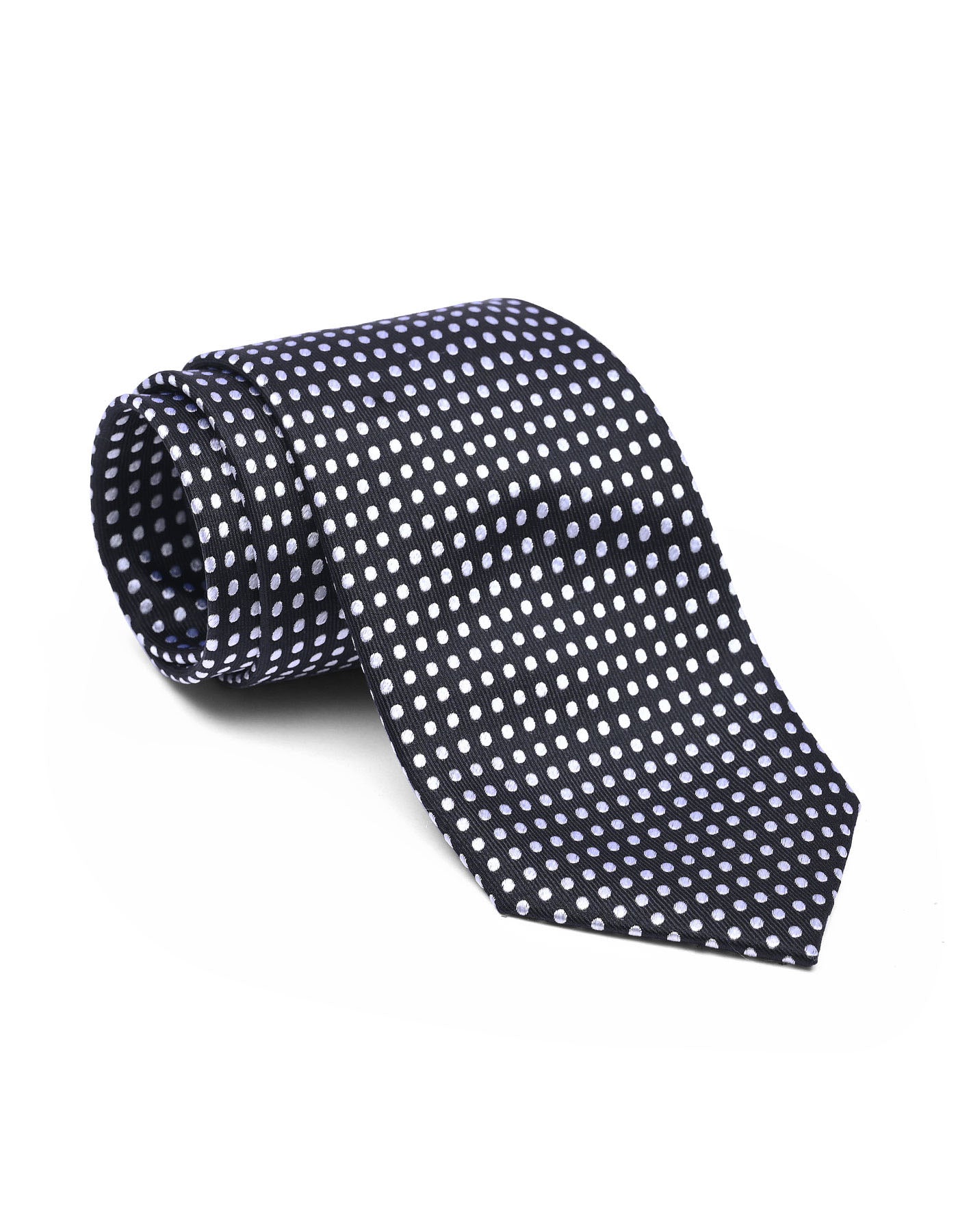 Black Dotted Tie