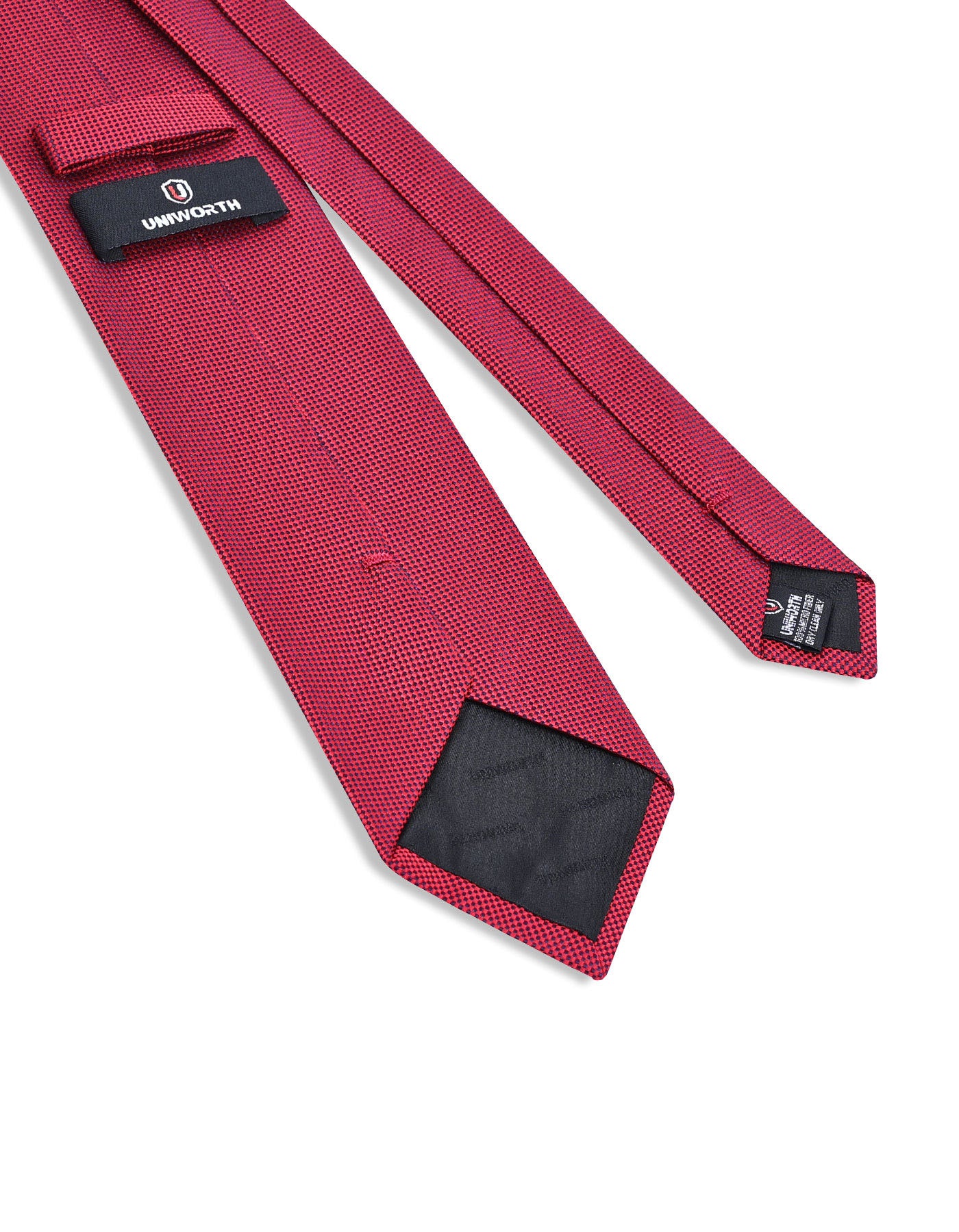 Red Geometric Tie