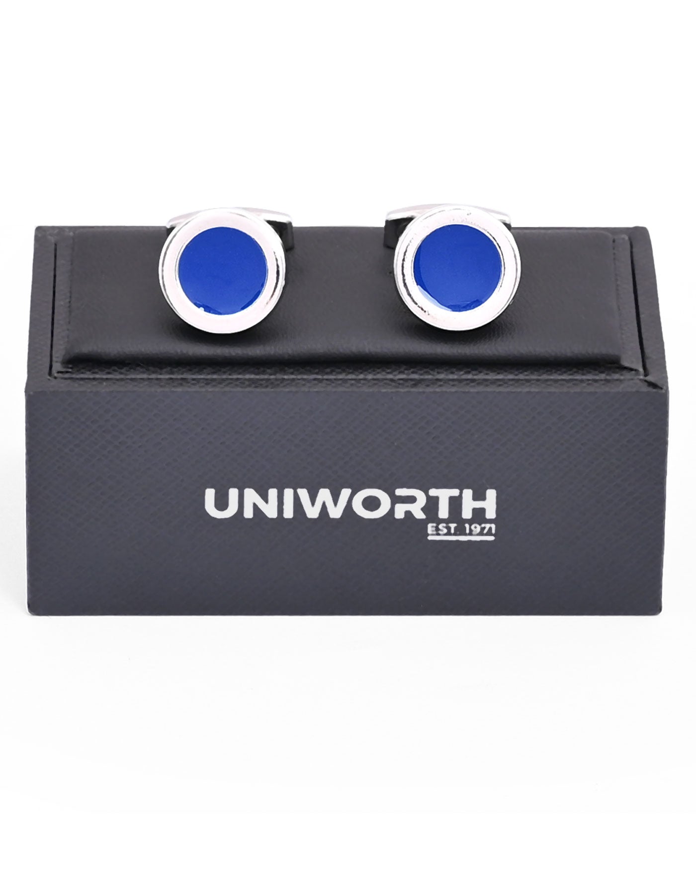 Blue Circle Cufflink