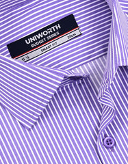 Stripe Violet Tailored Smart Fit Shirt FS2871-5SF-15