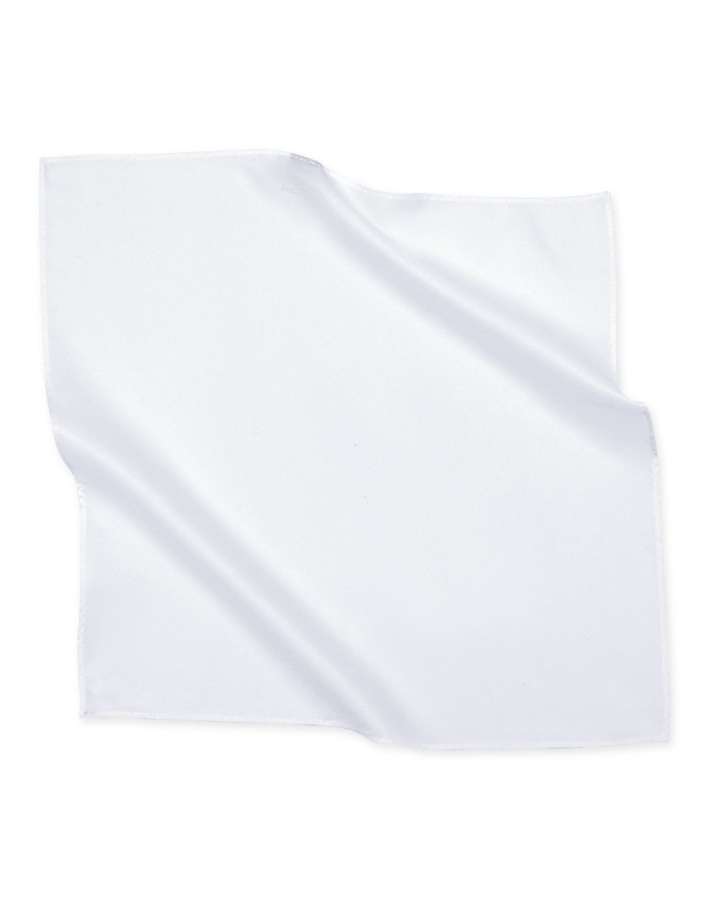 White Plain Pocket Square
