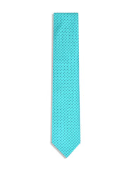 Turquoise Dotted Tie