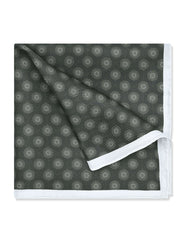 Grey Dotted Pocket Square