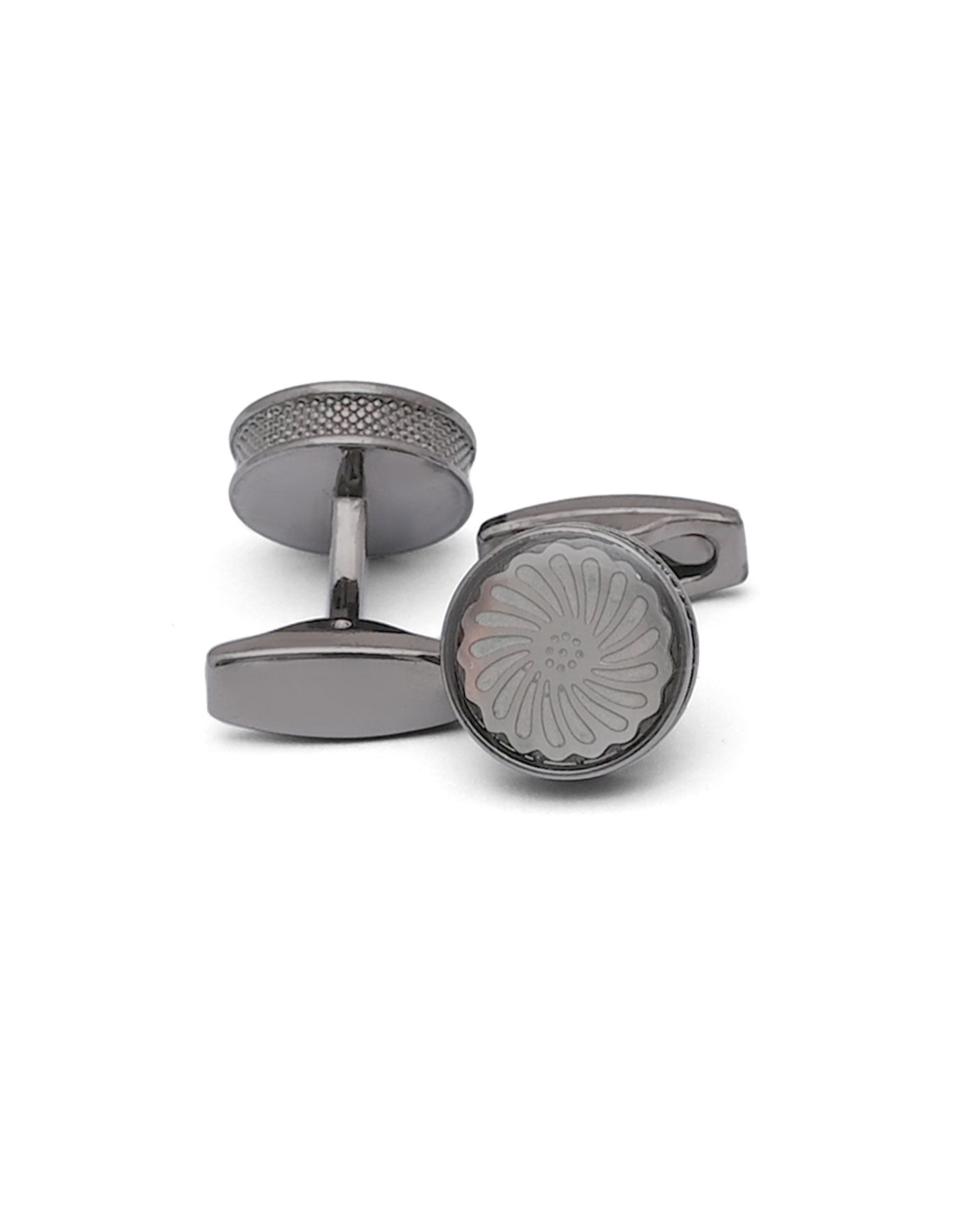 Black Geometric Cufflink
