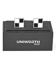 Black Square Cufflink