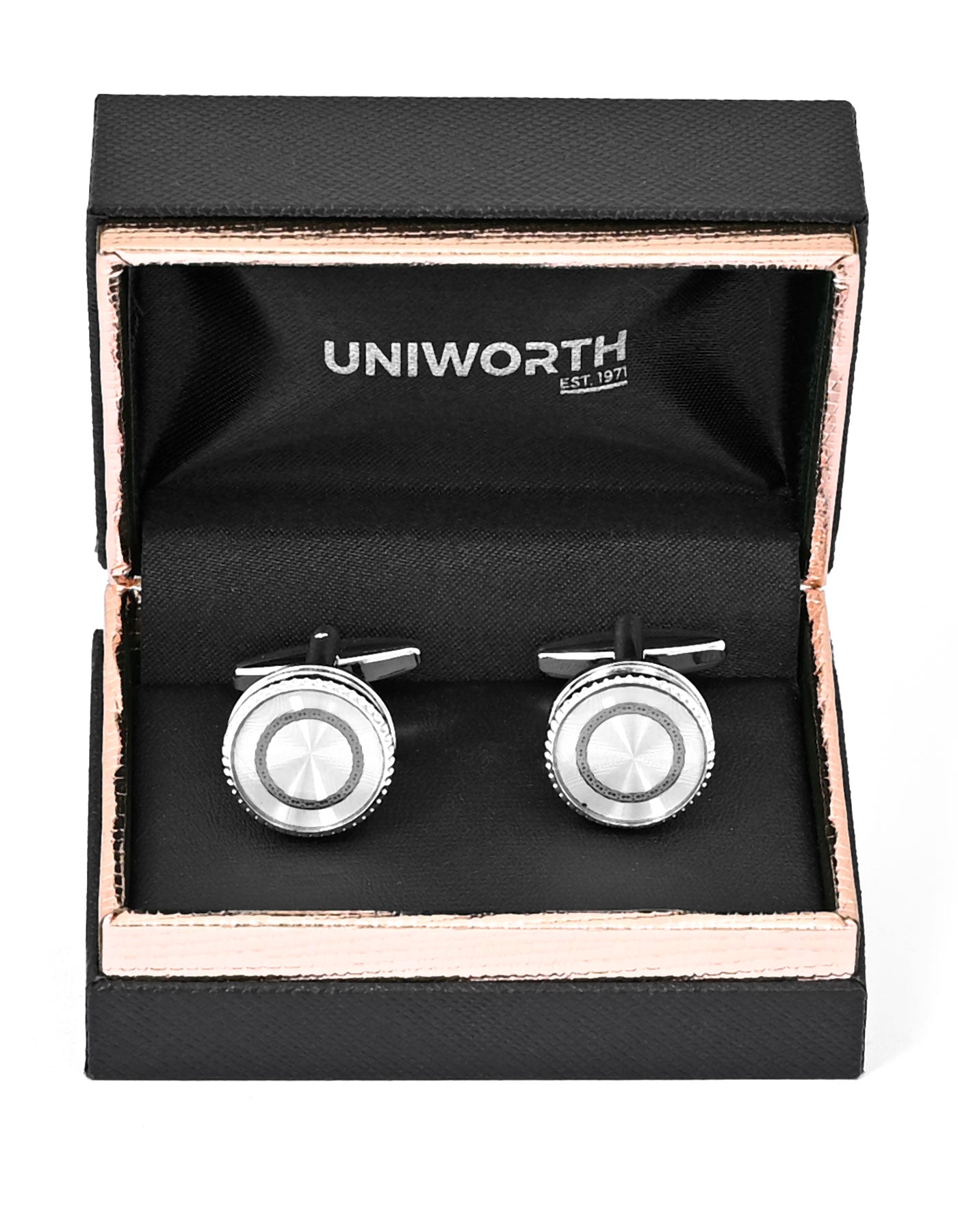 Silver Circle Cufflink