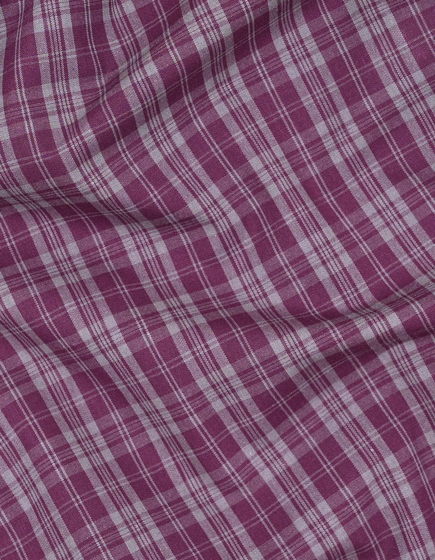 Check Maroon Classic Fit Shirt FS1160RF-16