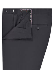 Black Plain Formal Trouser Tailored Smart Fit FT557-1S-32