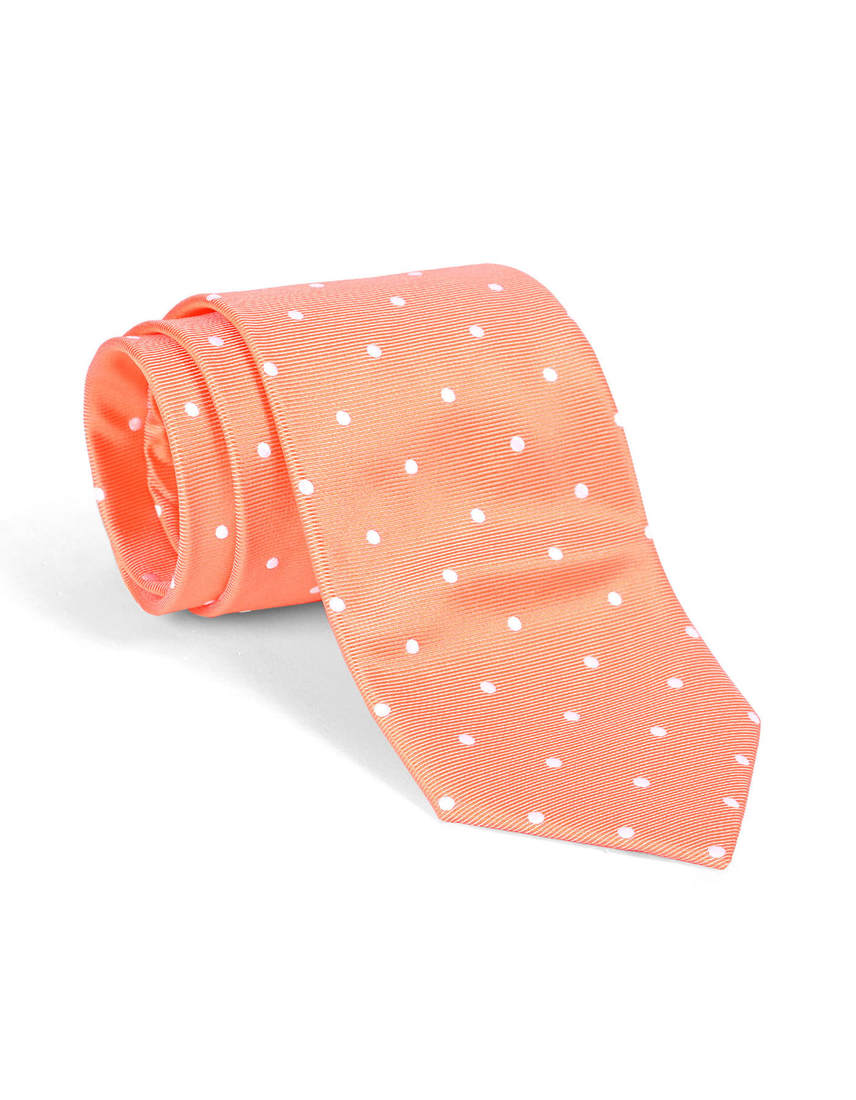 Peach Dotted Tie