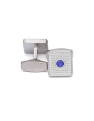 Blue Square Cufflink