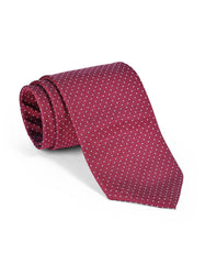 Maroon Geometric Tie