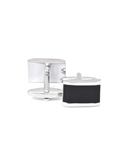 Black Rectangle Cufflink