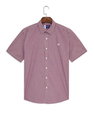 Casual Shirt Woven Red S CSW2622 Uniworth CSW2622-S