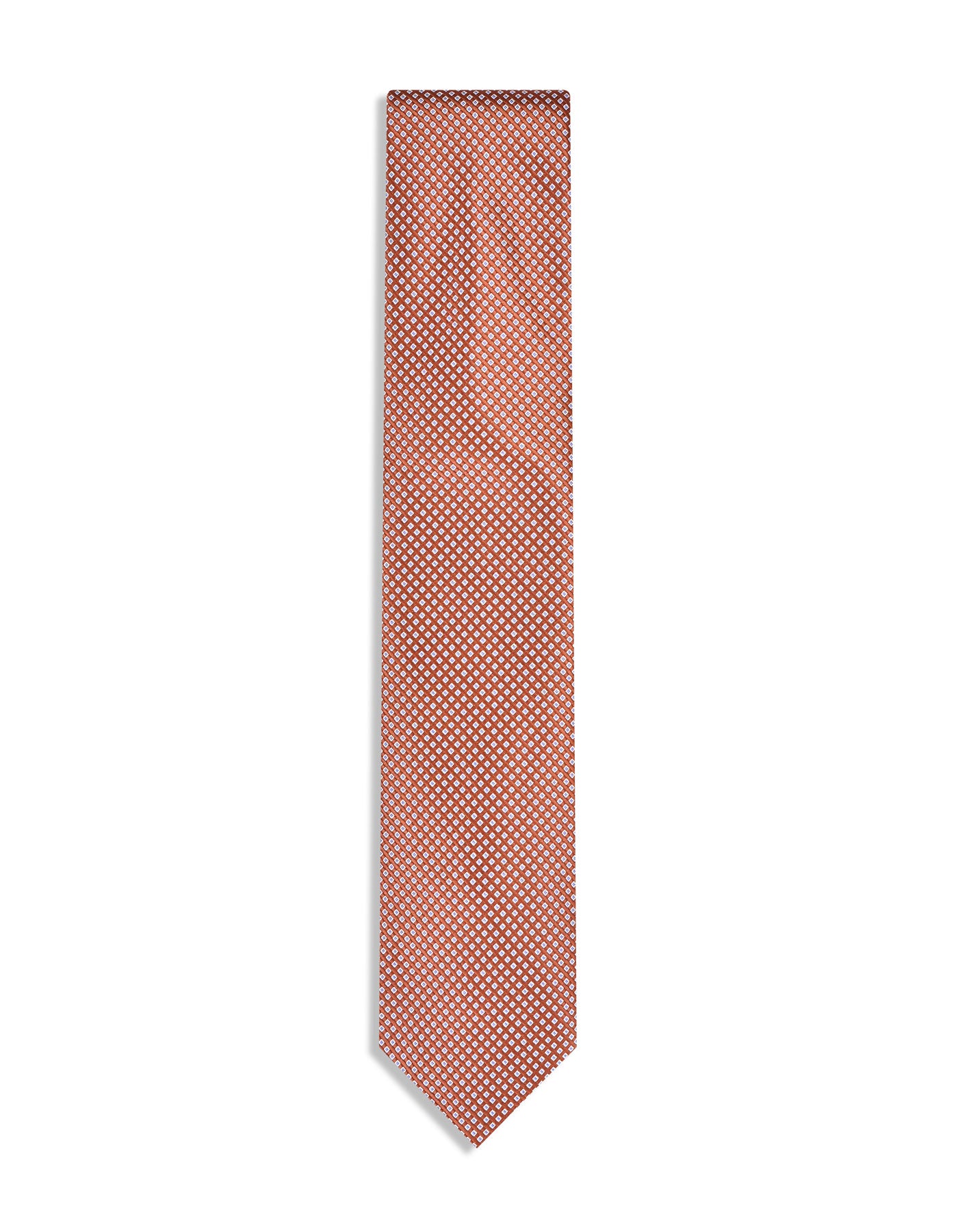 Brown Geometric Tie