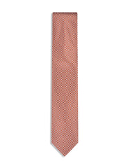Brown Geometric Tie