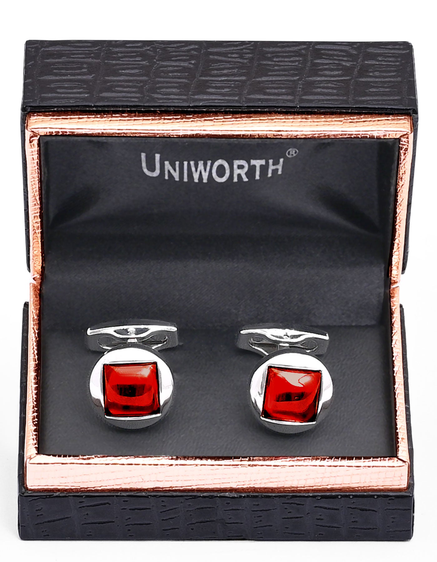 Red Circle Cufflink