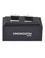 Black Rectangle Cufflink