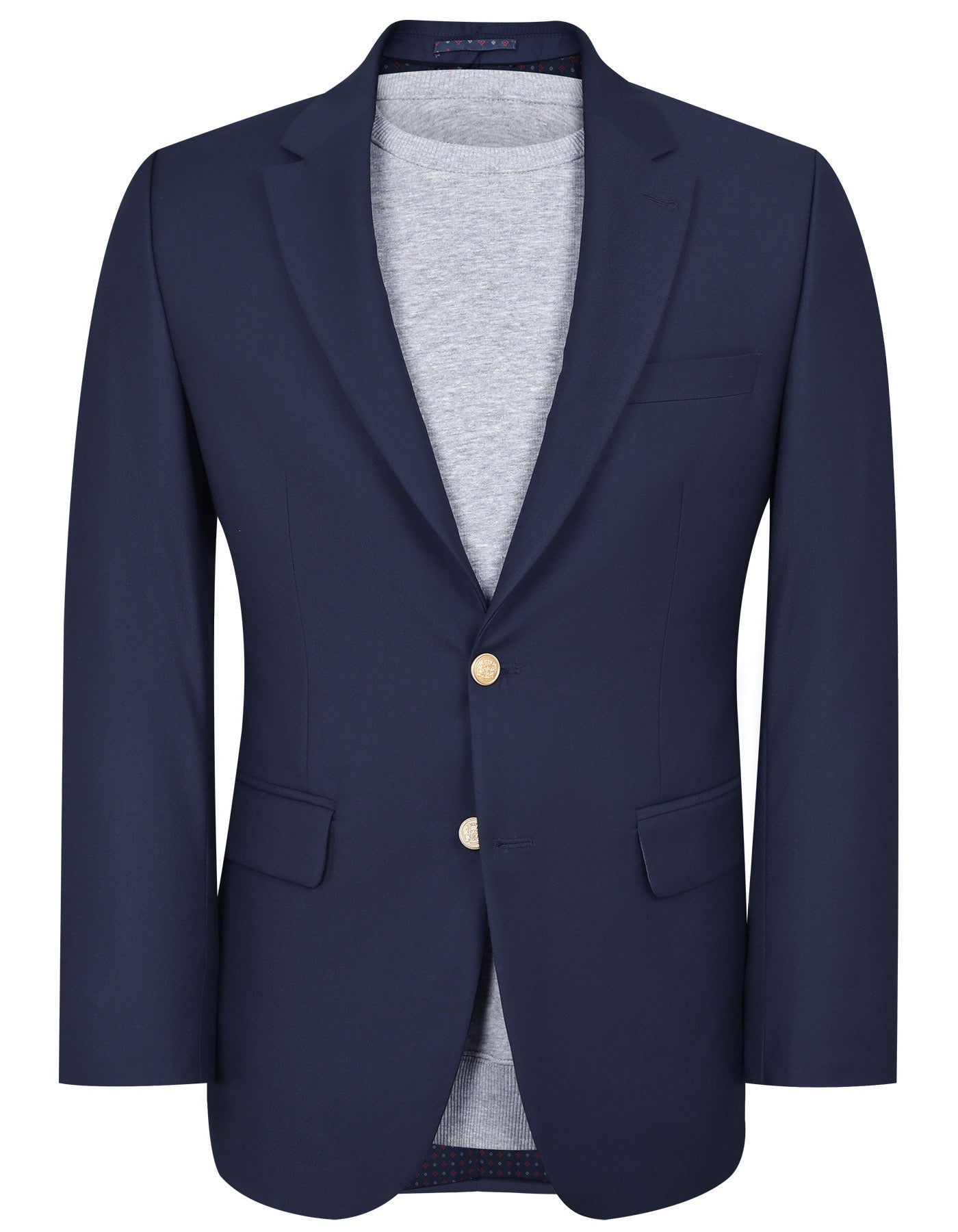 Navy Tailored Smart Fit Coat CC2519-34