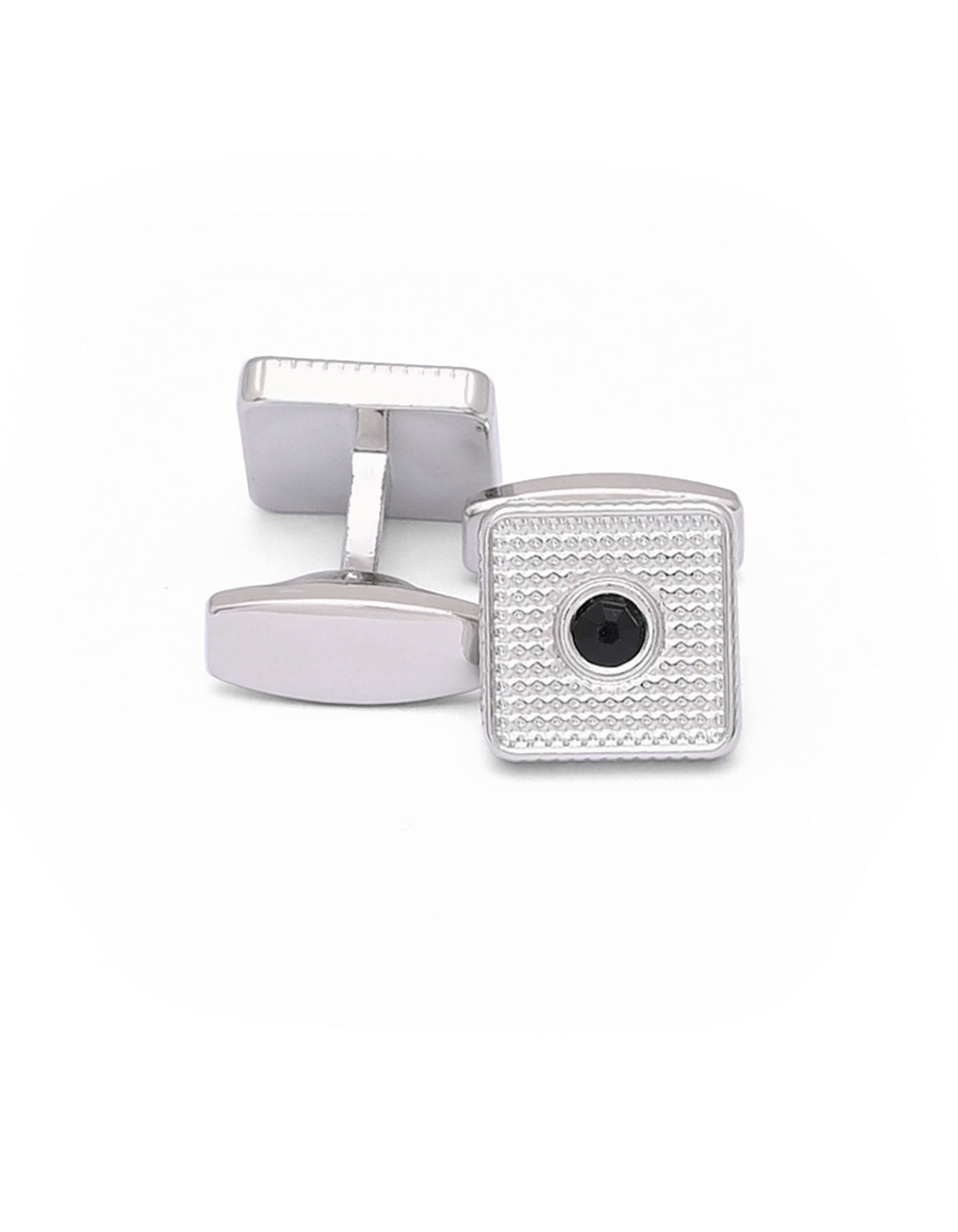 Black Geometric Cufflink
