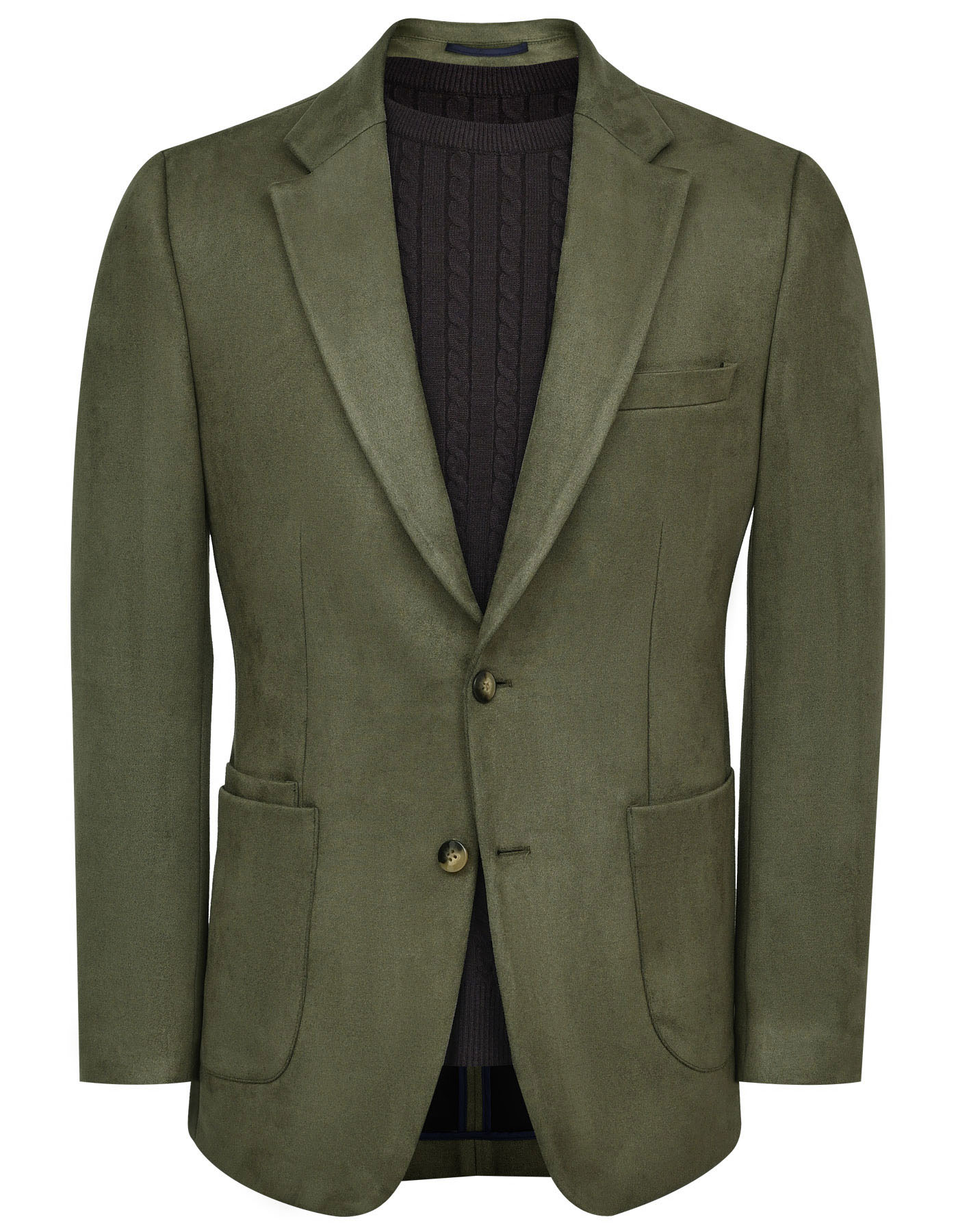Olive Tailored Smart Fit Coat CC2533-34