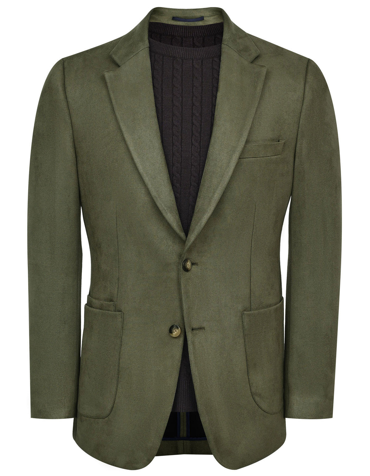 Olive Tailored Smart Fit Coat CC2533-34