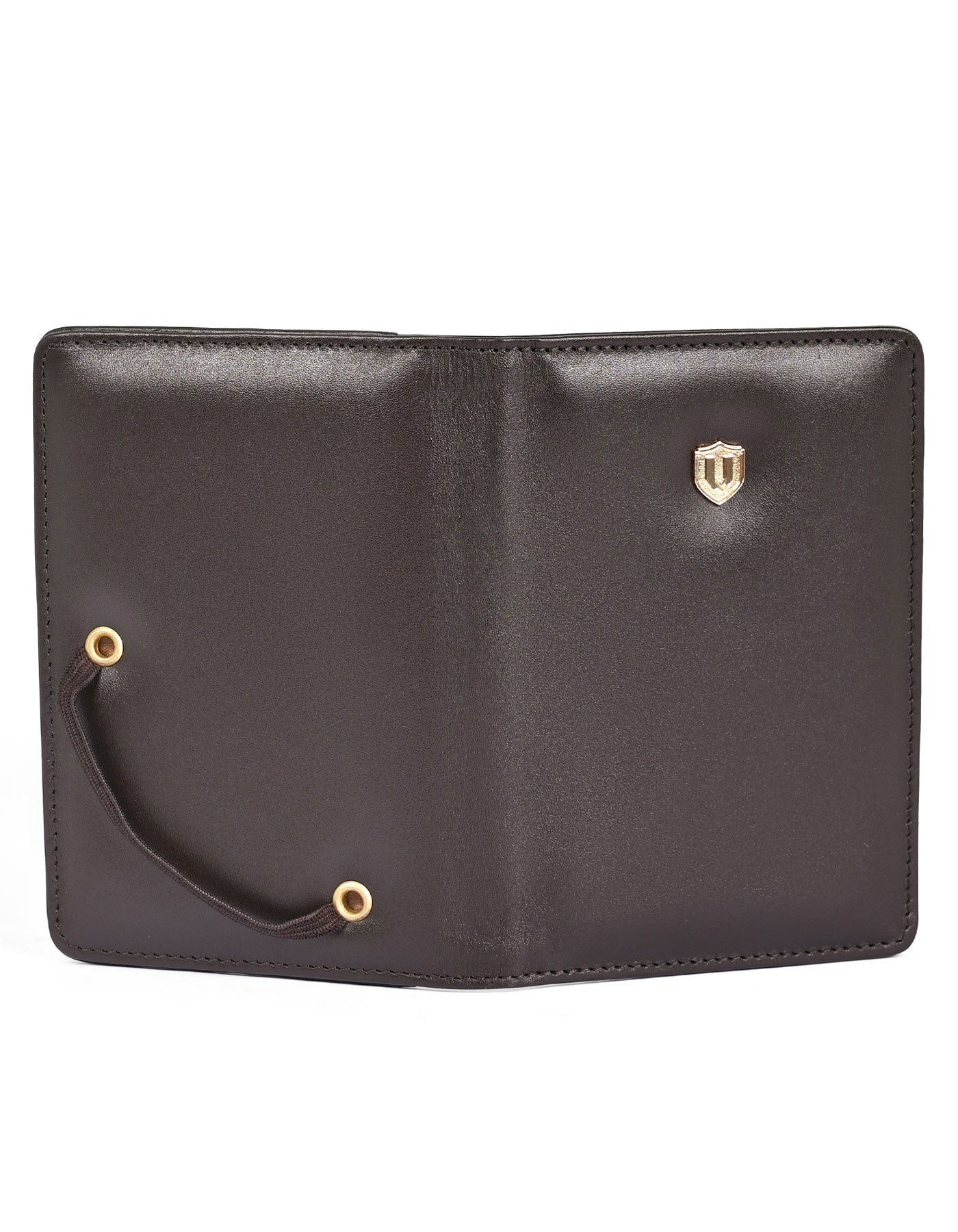 Brown 100% Leather Passport Holder