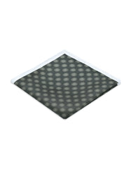 Grey Dotted Pocket Square