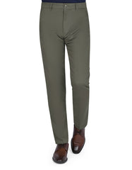 Olive Classic Fit Cotton Trouser FTC2525C-30
