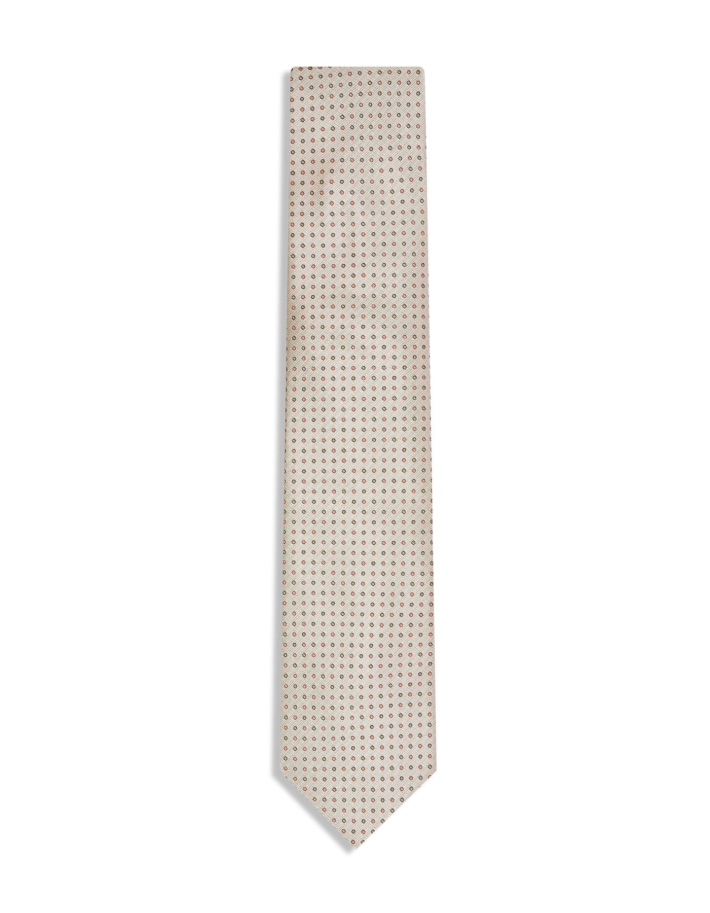 Beige Dotted Tie