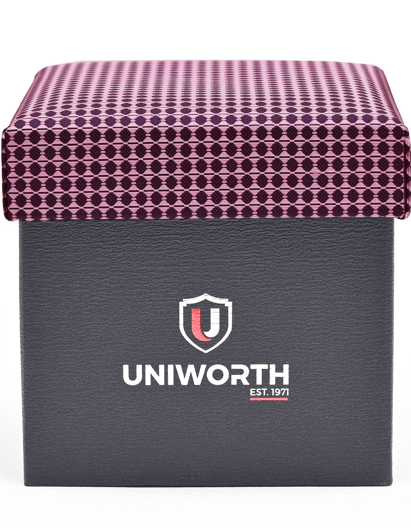 Lavendar Dotted Cufflink Tie Set