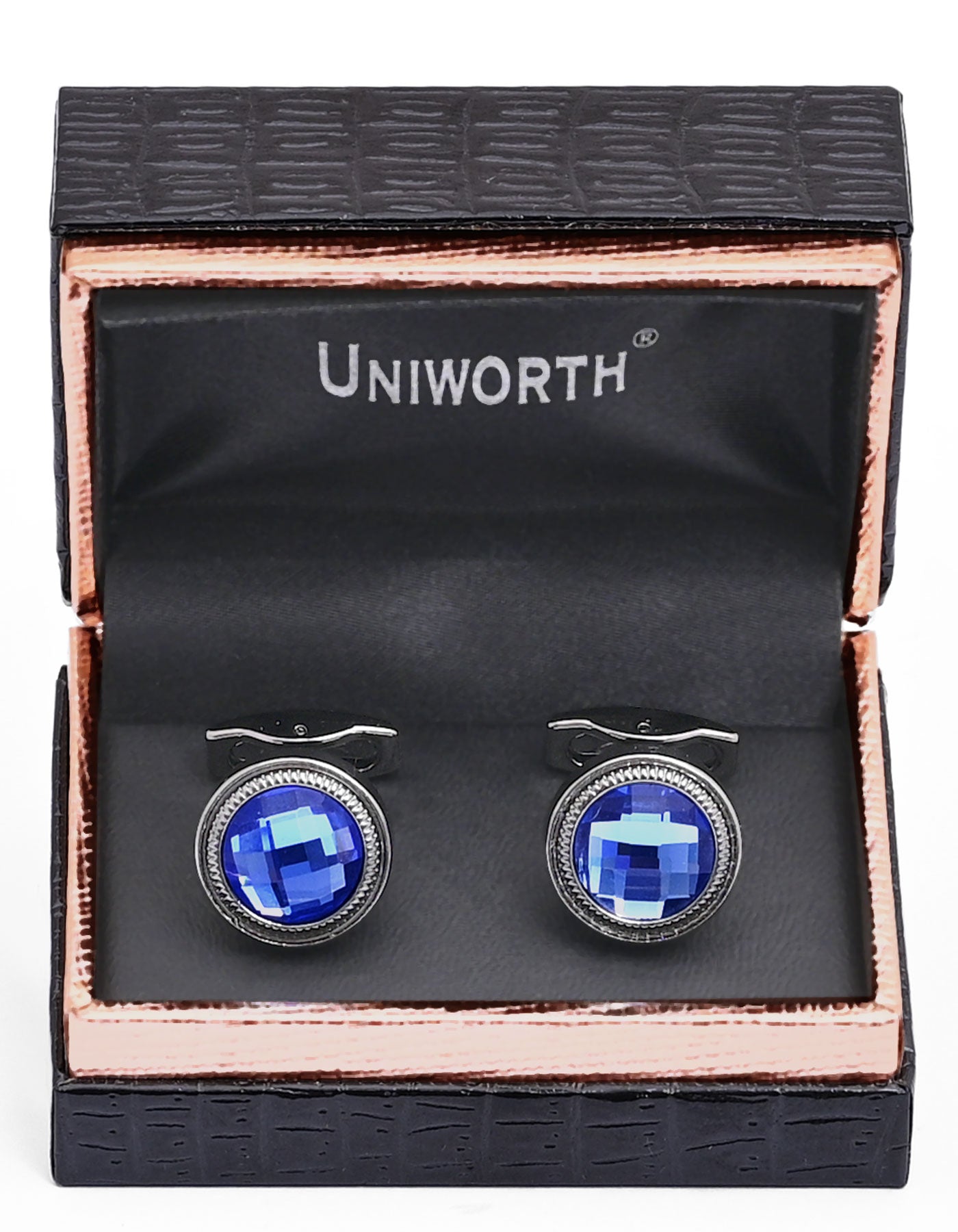 Blue Circle Cufflink